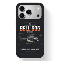 Thumbnail for Bell 505 Jet Ranger X design on black magsafe iphone case, for iPhone 17 Pro