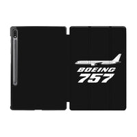 Thumbnail for The Boeing 757 aviation themed tablet case for Samsung tablet.