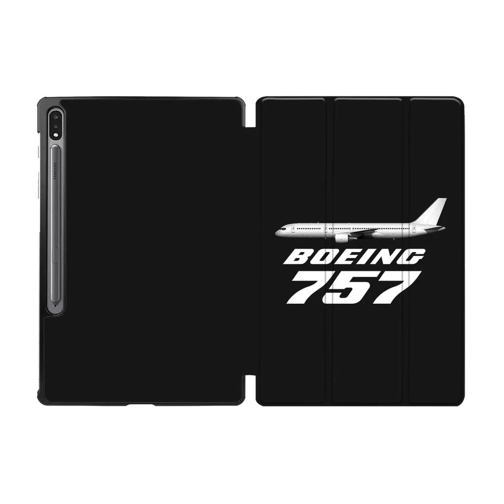 The Boeing 757 aviation themed tablet case for Samsung tablet.