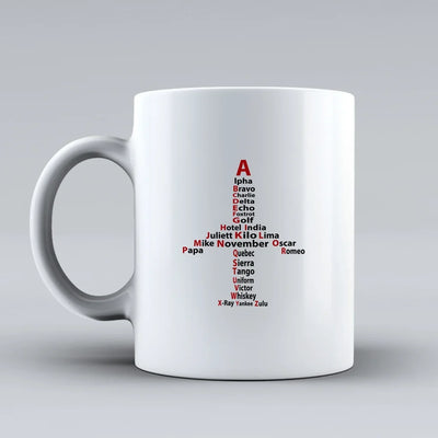 Customisable Aviation Alphabet Mug - view 2