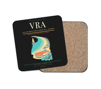 Thumbnail for Juan Gualberto Gómez Airport (VRA) design on black 1 piece coaster