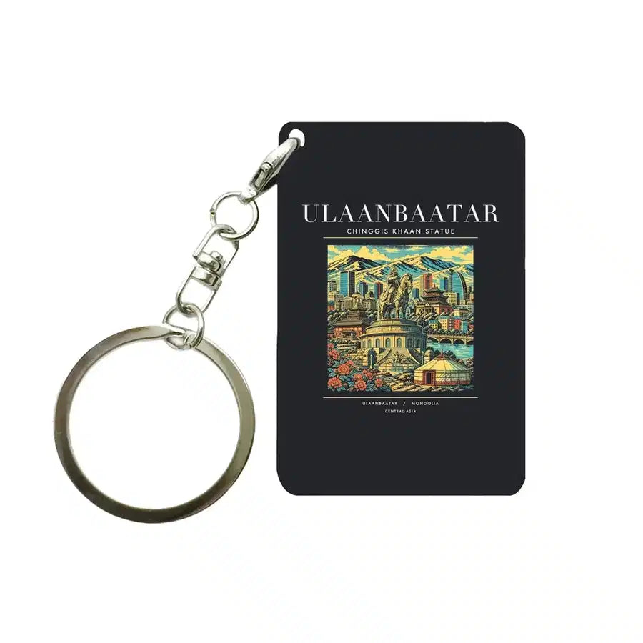 ULAANBAATAR - Poster - Key Chain - Black