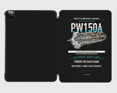 PW150A design on black ipad tablet case