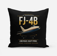 Thumbnail for FJ-4B Fury design on black pillow