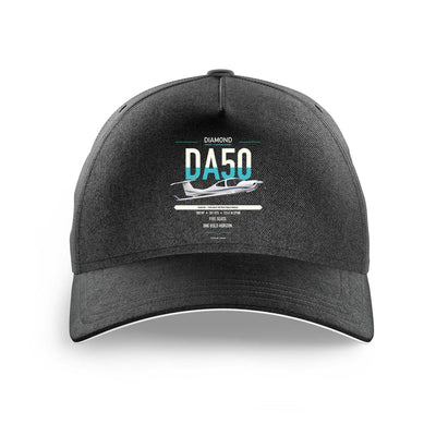 Diamond DA50 RG design on black printed hat