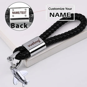 Vueling Airlines Design Leather Car Key Chains