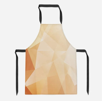 Modern Texture aviation design on durable cotton blend kitchen apron.