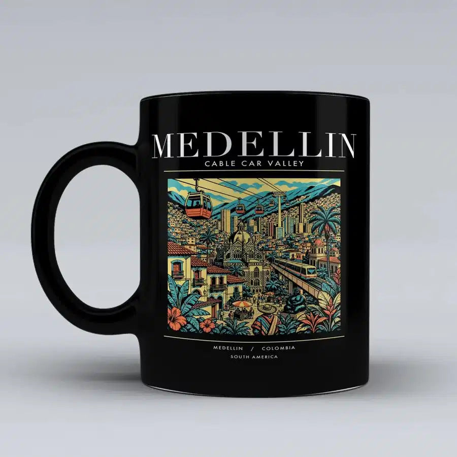 MEDELLIN - Poster - Mug - Black
