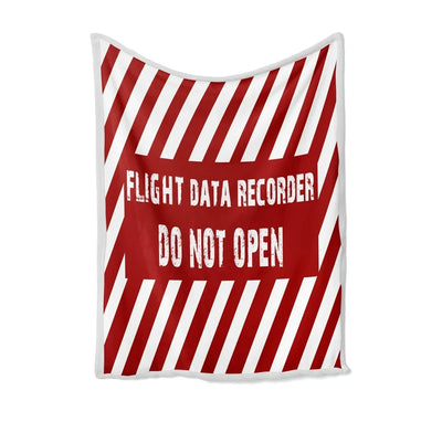 Flight Data Recorder Bed Blankets & aviation print on soft fleece blanket.