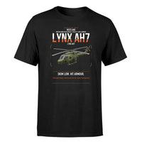 Thumbnail for Westland Lynx AH7 design on black t-shirt, single-side print