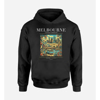 Thumbnail for MELBOURNE - Poster - Premium Hoodie - Black