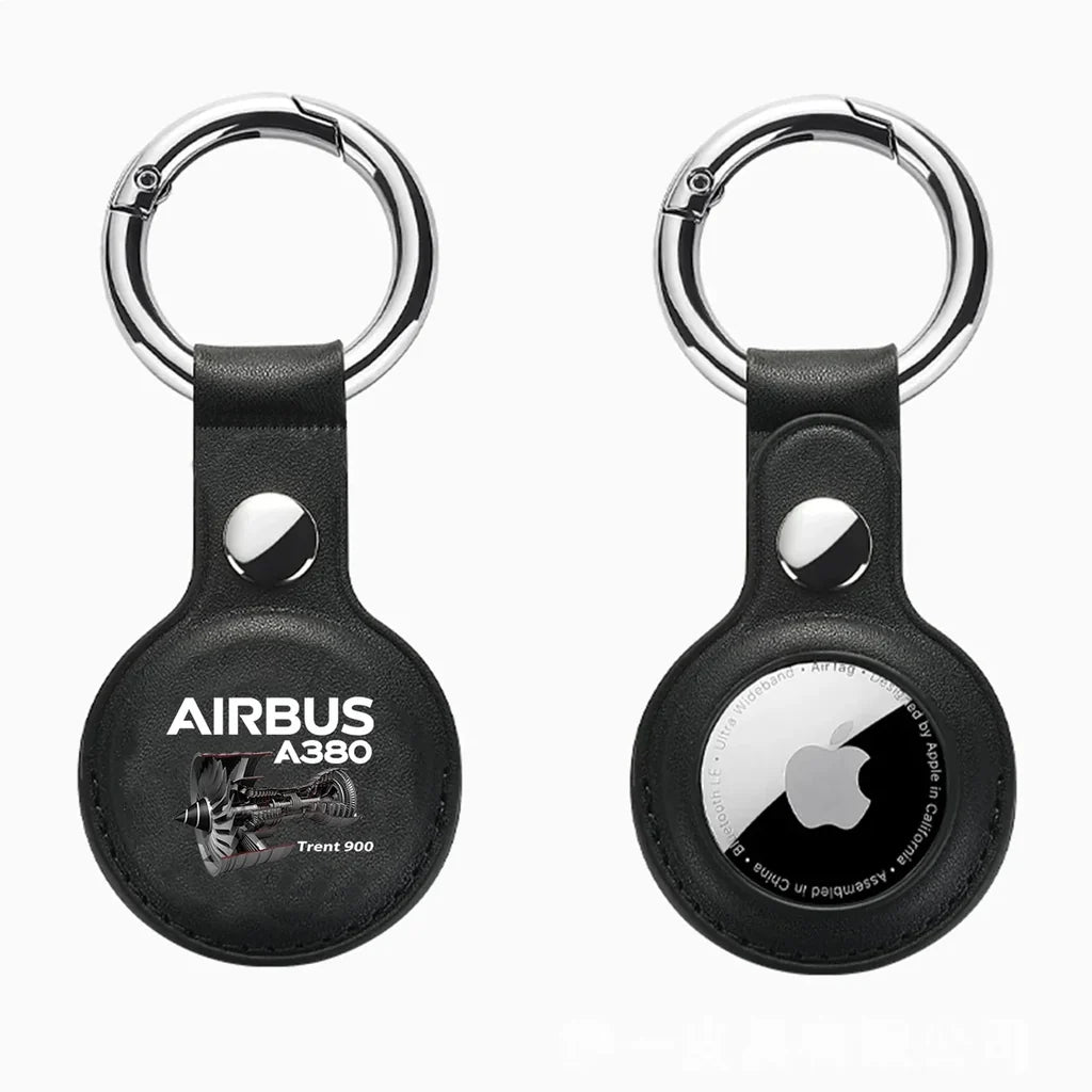 Airbus A380 & Trent 900 Engine aviation design on AirTag case for AirTag.