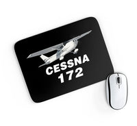 Thumbnail for The Cessna 172 aviation design on neoprene with anti-slip base mouse pad.