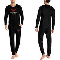 Thumbnail for Drone Pilot men pajamas - Black