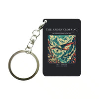 Thumbnail for VINTAGE G4021 - The Andes Crossing - Designed Key Chain design on black
