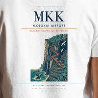 Thumbnail for Molokai Airport (MKK) double-side t-shirt design close-up cover