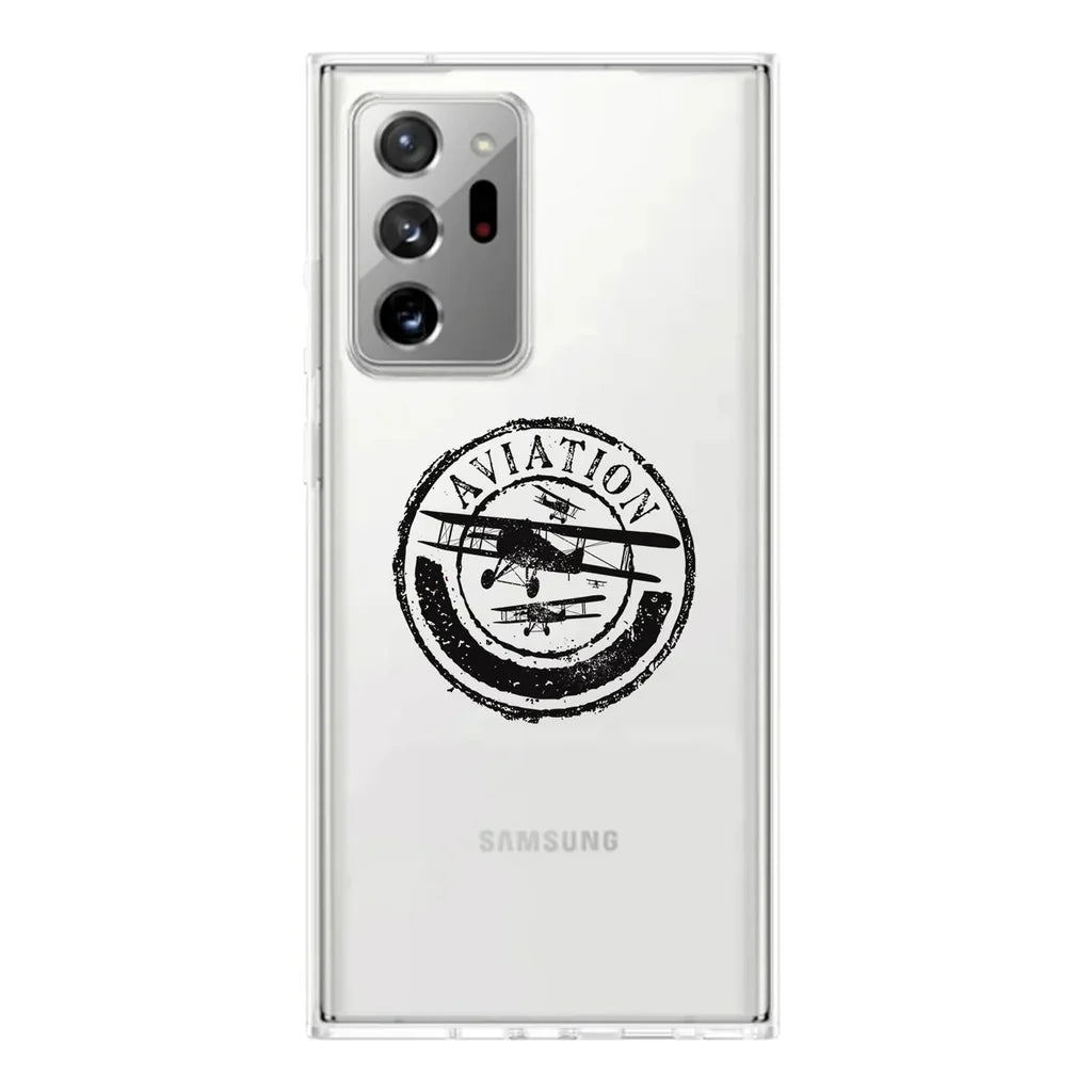 Aviation Lovers Transparent Samsung Case