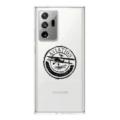 Aviation Lovers Transparent Samsung Case