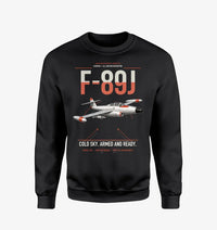 Thumbnail for F-89J Scorpion design on black sweatshirt