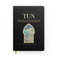 Thumbnail for Tunis-Carthage International Airport (TUN) design on black notebook