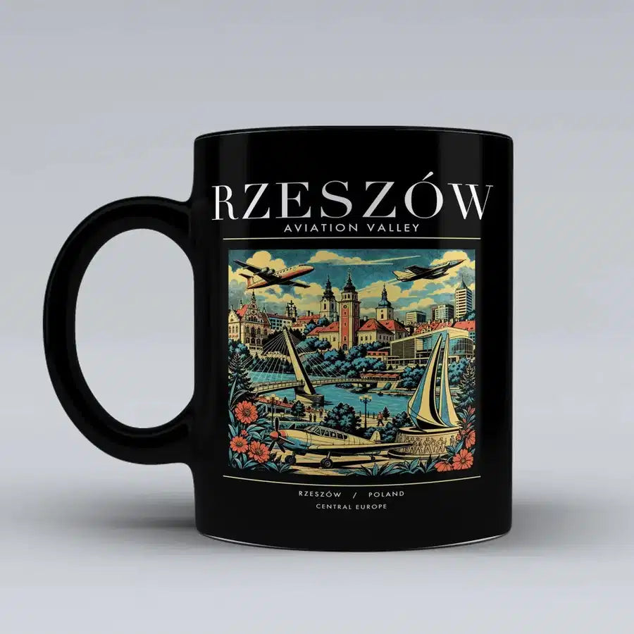 RZESZÓW - Poster - Mug - Black
