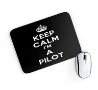 Thumbnail for Keep Calm I'm a aviation design on neoprene with anti-slip base mouse pad.