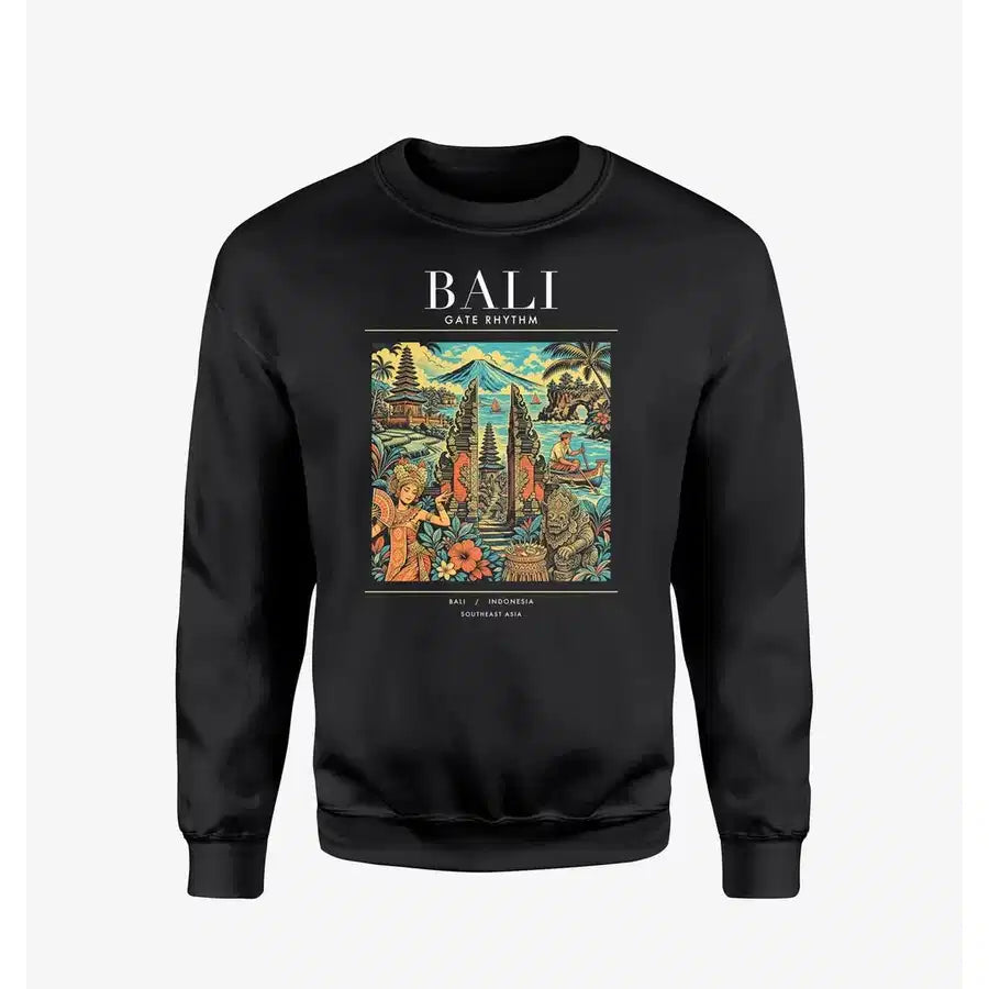 BALI - Poster - Sweatshirt - Black