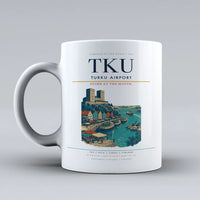 Thumbnail for Turku Airport (TKU) airport code design on white ceramic mug