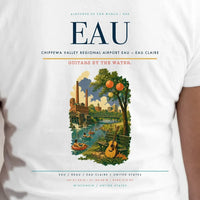 Thumbnail for Chippewa Valley Regional Airport (EAU) double-side t-shirt design close-up cover