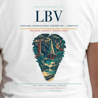 Thumbnail for Leon-Mba International Airport (LBV) double-side t-shirt design close-up cover