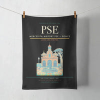 Thumbnail for Mercedita Airport (PSE) design on black towel