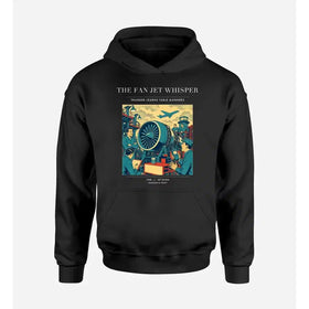 Single-Side Printing — The Fan Jet Whisper Double-Side Hoodie