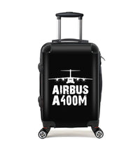 Thumbnail for Airbus A400M & Plane Cabin Size aviation print luggage, durable shell.
