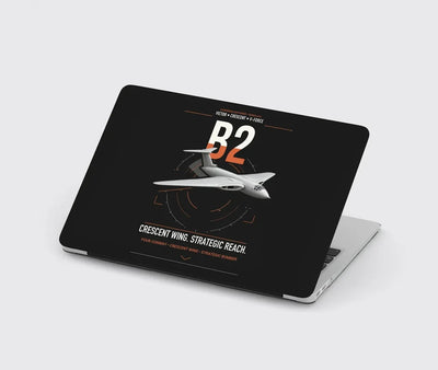 Handley Page Victor B2 design on black MacBook case