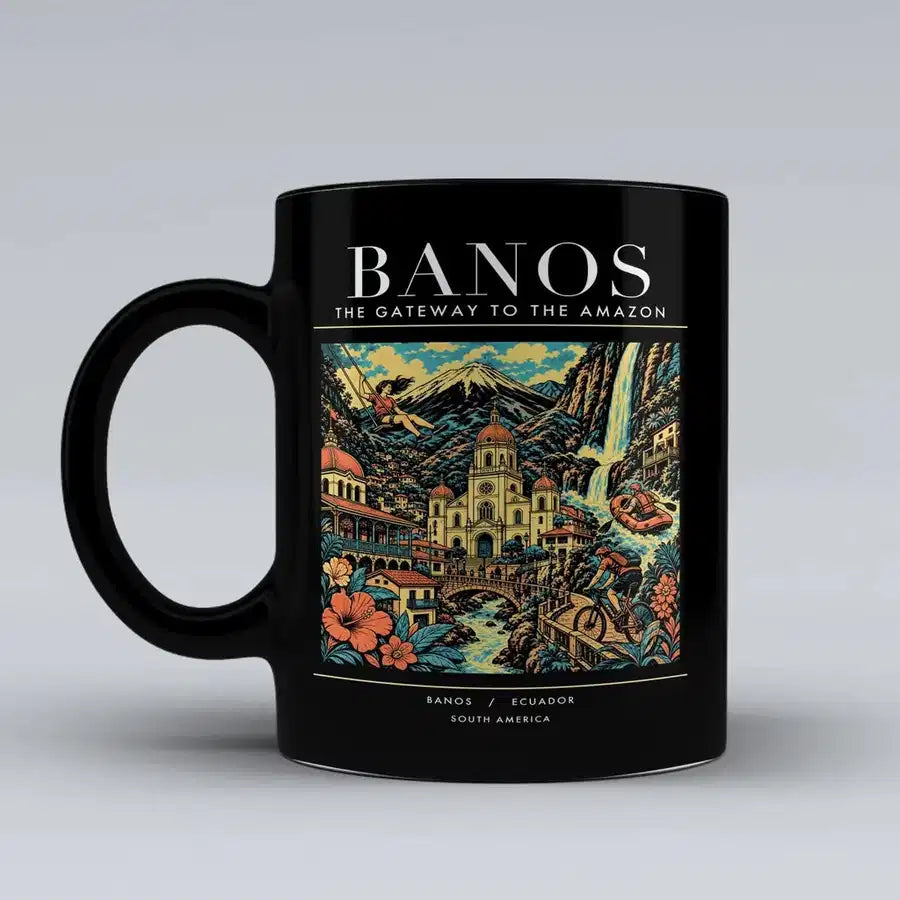 BANOS - Poster - Mug - Black