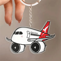 Thumbnail for Qantas Boeing B737 Design Acrylic Keychain