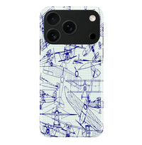 Thumbnail for Amazing Drawings of Old Aircrafts iPhone Case