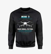 Thumbnail for DJI Mini 3 design on black sweatshirt