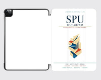 Thumbnail for Split Airport (SPU) design on white ipad tablet case