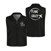 Thumbnail for Plane Crazy Thin Style aviation design printed on lightweight shell with sleeveless design thin vest.