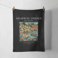 Thumbnail for SHARM EL SHEIKH - Poster - Towel - Black