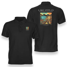 Lake Atitlan City Series Premium Polo T-Shirts