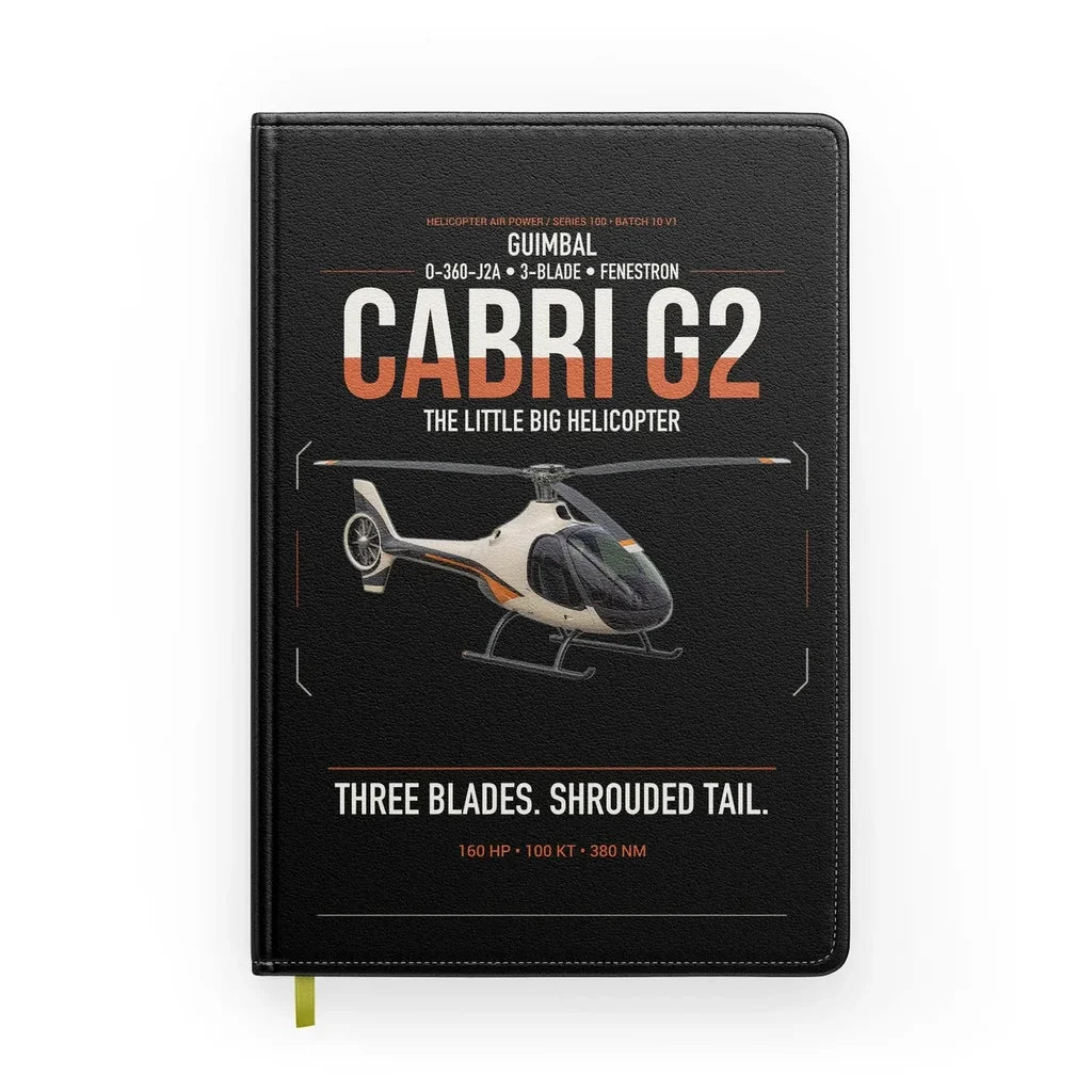 Guimbal Cabri G2 design on black notebook