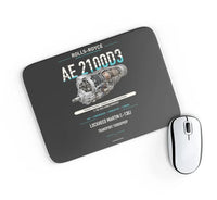 Thumbnail for AE 2100D3 design on black rectangle mouse pad
