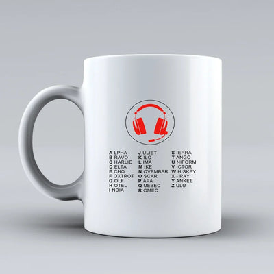 Customisable Aviation Alphabet Mug - view 2