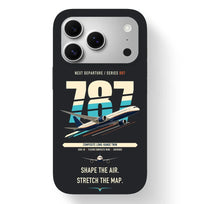 Thumbnail for Boeing 787-9 Dreamliner design on black magsafe iphone case