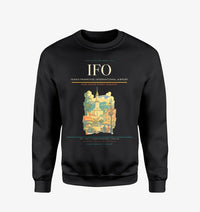 Thumbnail for Ivano-Frankivsk International Airport (IFO) design on black sweatshirt