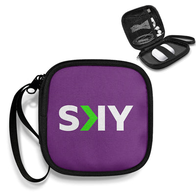 SKY Airline Portable aviation portable headphone bag in padded polyester.