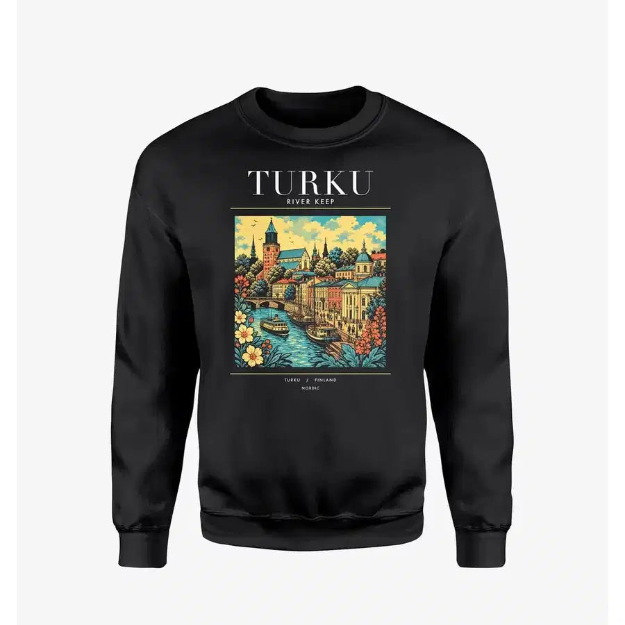 TURKU - Poster - Sweatshirt - Black