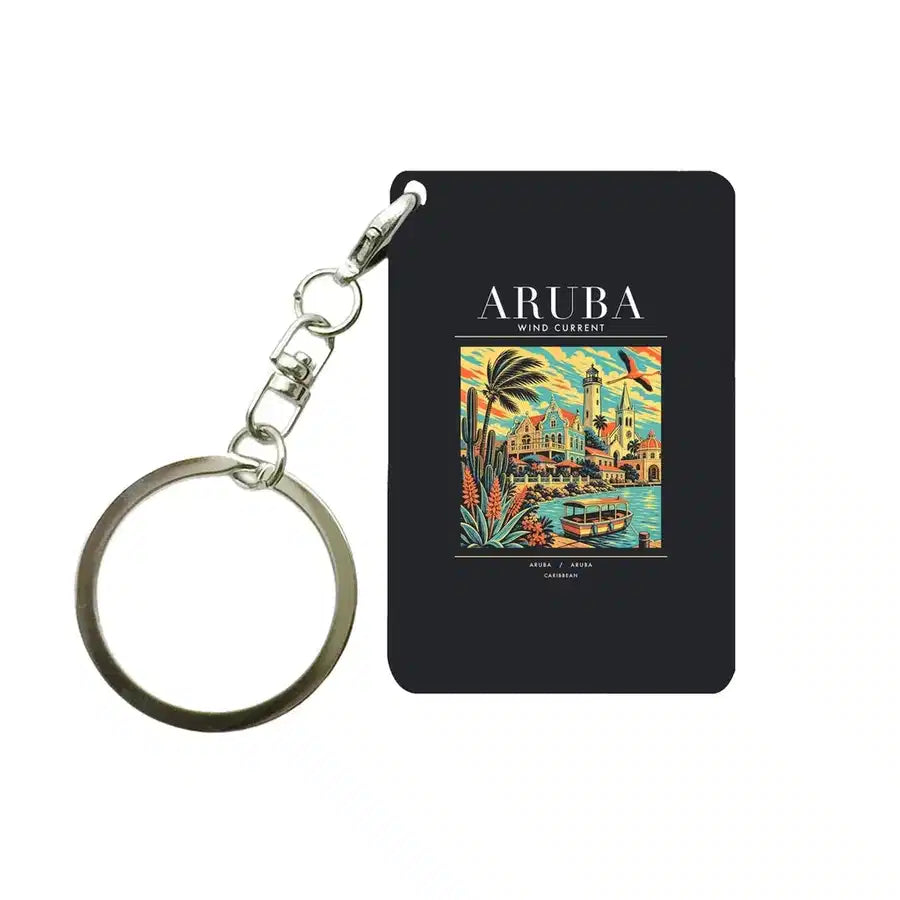 ARUBA - Poster - Key Chain - Black